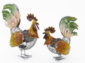 Quirky Doodle Doo & Peck Candle Holder 2