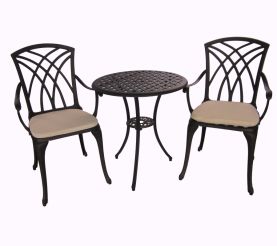 Mauritius Cast Aluminium 3 Pce Setting