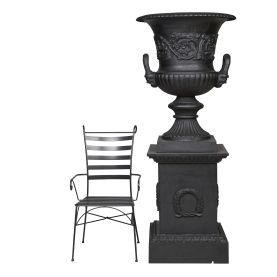 194cm Dorchester urn & base Set