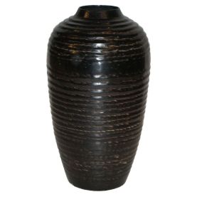 Moroccan Painted Metal Twine Pattern Vase 32cmH
